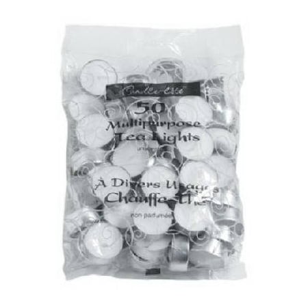 Candle Lite 50PK Tea Light Candles 4231595